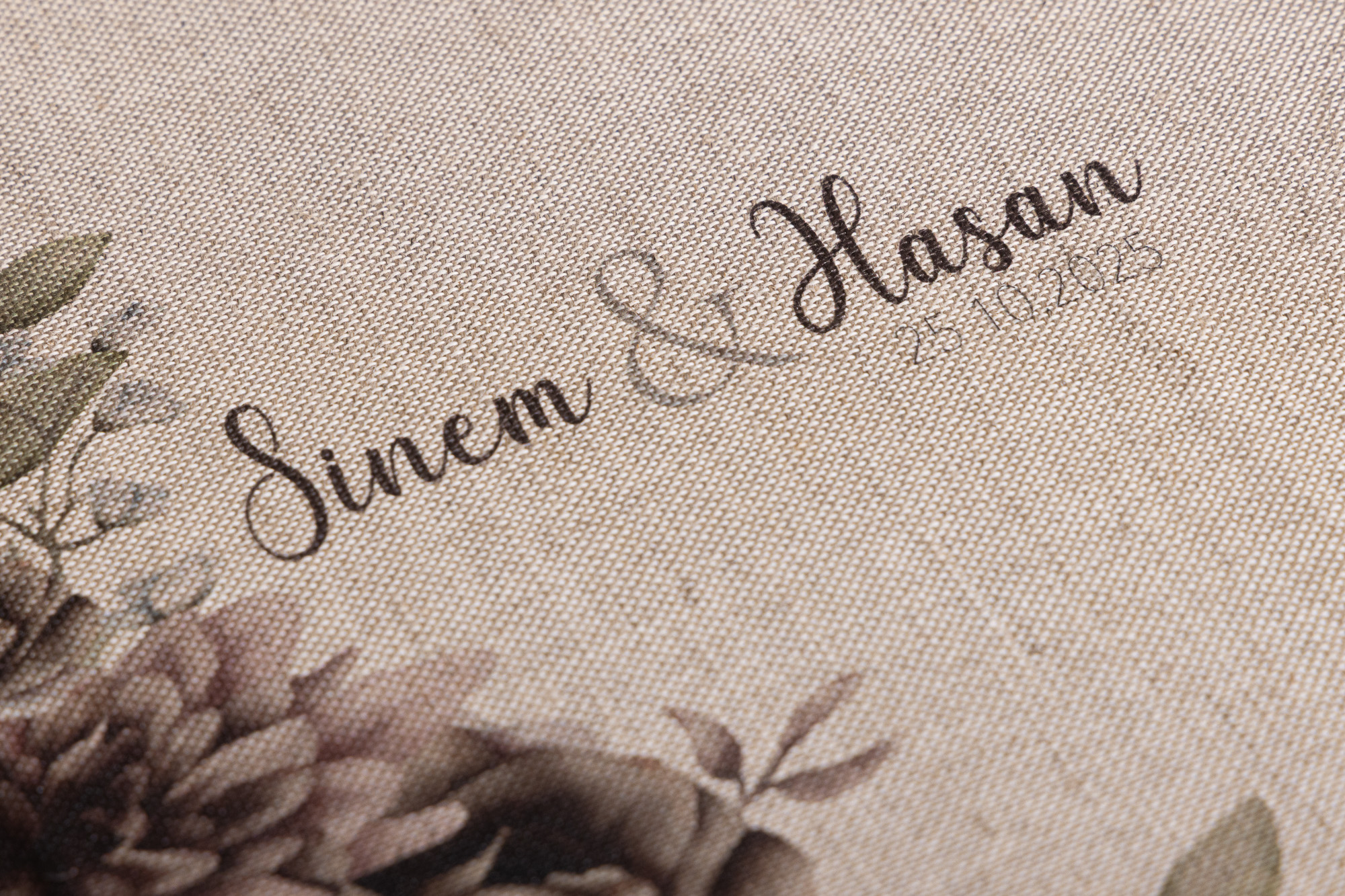 Linnen Gastenboek - Afbeelding 2