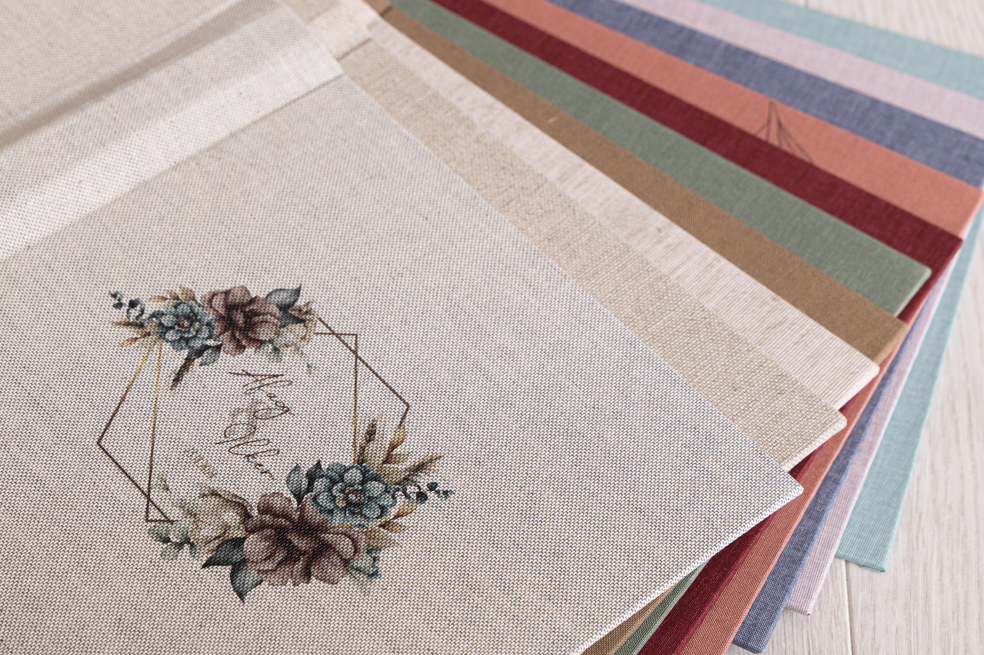 Linnen Gastenboek - Afbeelding 3